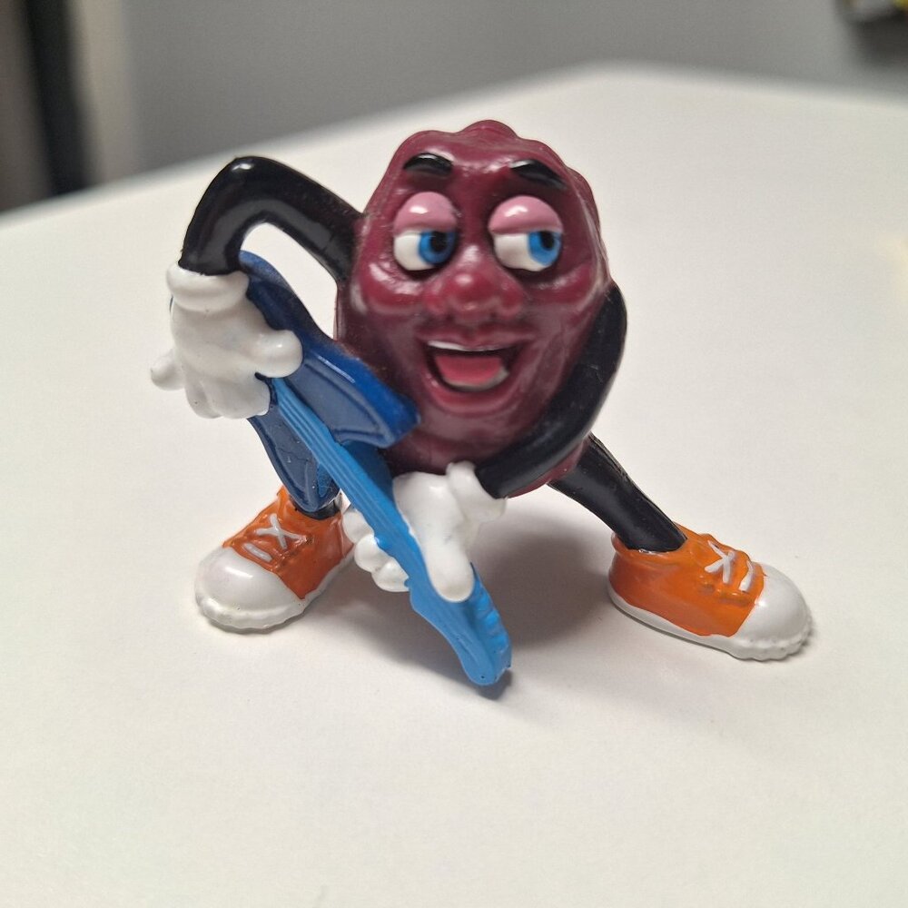 California Raisins‎ Figure Guitar 1988 Collectible Toy Vintage Rockstar Band